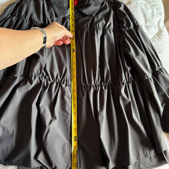 IC Connie K USA Charcoal Layered Zipper Jacket – Large, NWT - Picture 9 of 13